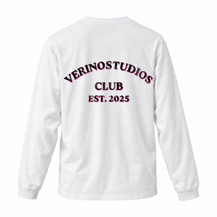 VERINOSTUDIOS LONGSLEEVE 005 ROZE Wit achterkant