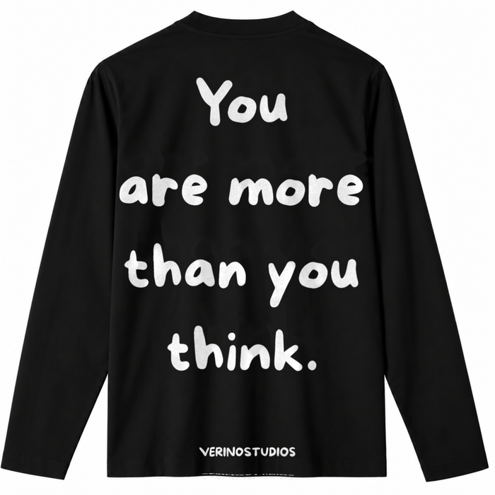 VERINOSTUDIOS LONGSLEEVE 004 Zwart achterkant