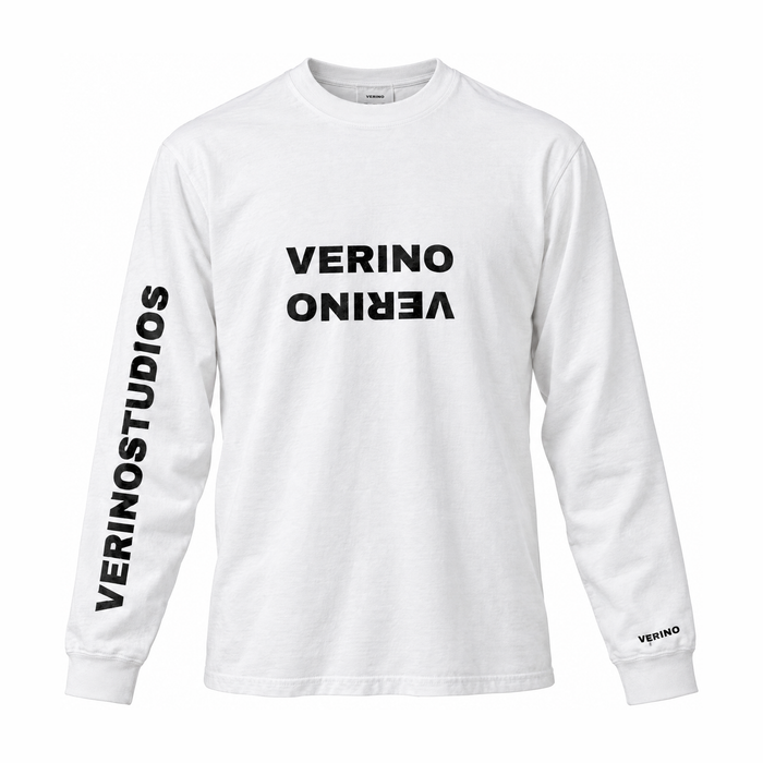 VERINOSTUDIOS LONGSLEEVE 003 Wit voorkant