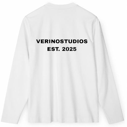 VERINOSTUDIOS LONGSLEEVE 003 Wit achterkant