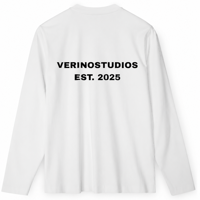 VERINOSTUDIOS LONGSLEEVE 003 Wit achterkant