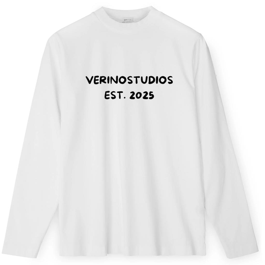 VERINOSTUDIOS LONGSLEEVE 004 Wit voorkant