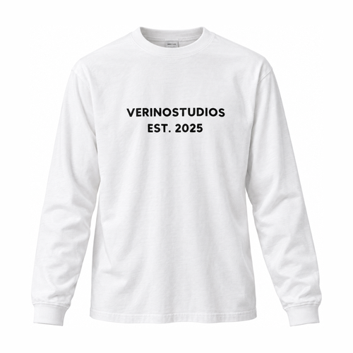 VERINOSTUDIOS LONGSLEEVE 004 Wit voorkant
