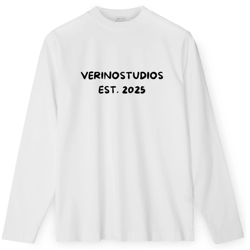 VERINOSTUDIOS LONGSLEEVE 004 Wit voorkant