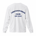 VERINOSTUDIOS LONGSLEEVE 005 Wit / Blauw achterkant