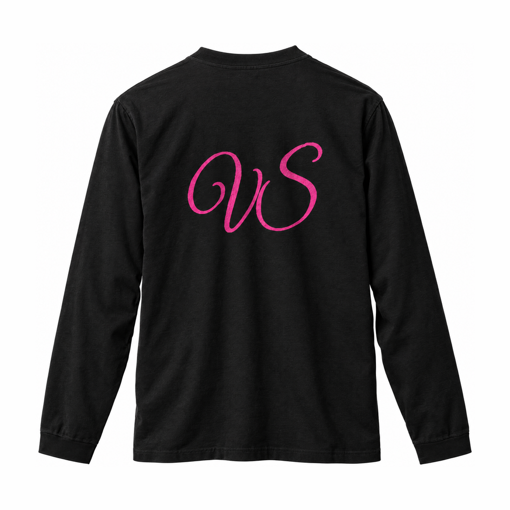 VERINOSTUDIOS LONGSLEEVE 002 ROZE Zwart achterkant