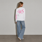 VERINOSTUDIOS LONGSLEEVE 002 Wit / Roze achterkant