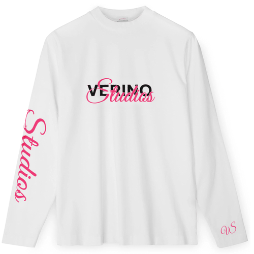 VERINOSTUDIOS LONGSLEEVE 002 ROZE Wit voorkant