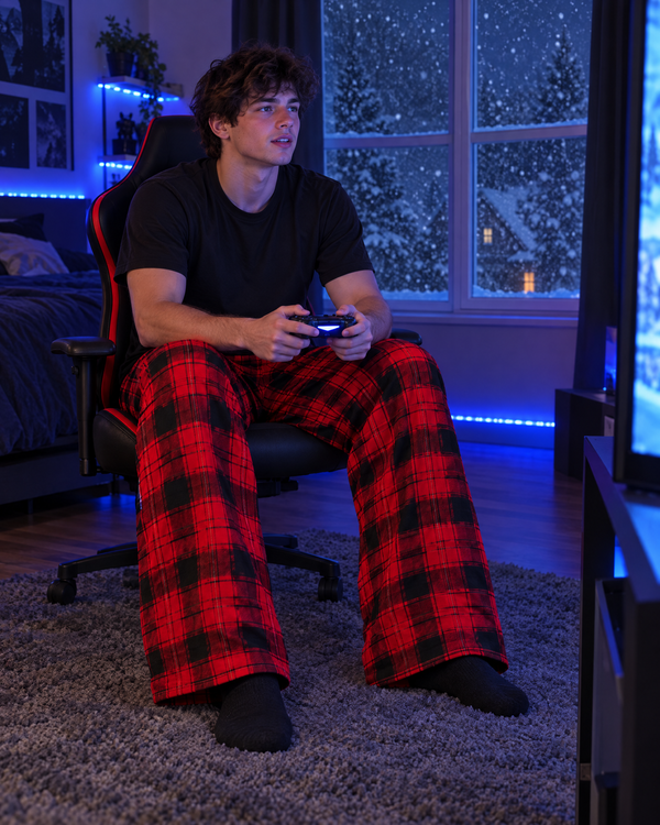 The Red Pants tijdens het gamen